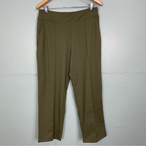 Kit and Ace Pants - Kit and Ace On Repeat Pants Slim Fit Dark Olive Size 22‎ RETAIL $135